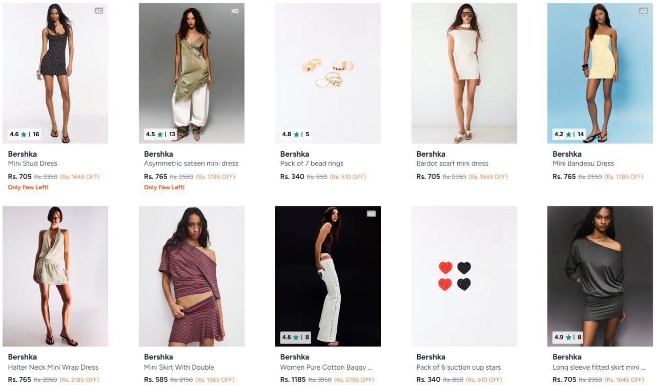 Bershka Clothing 74