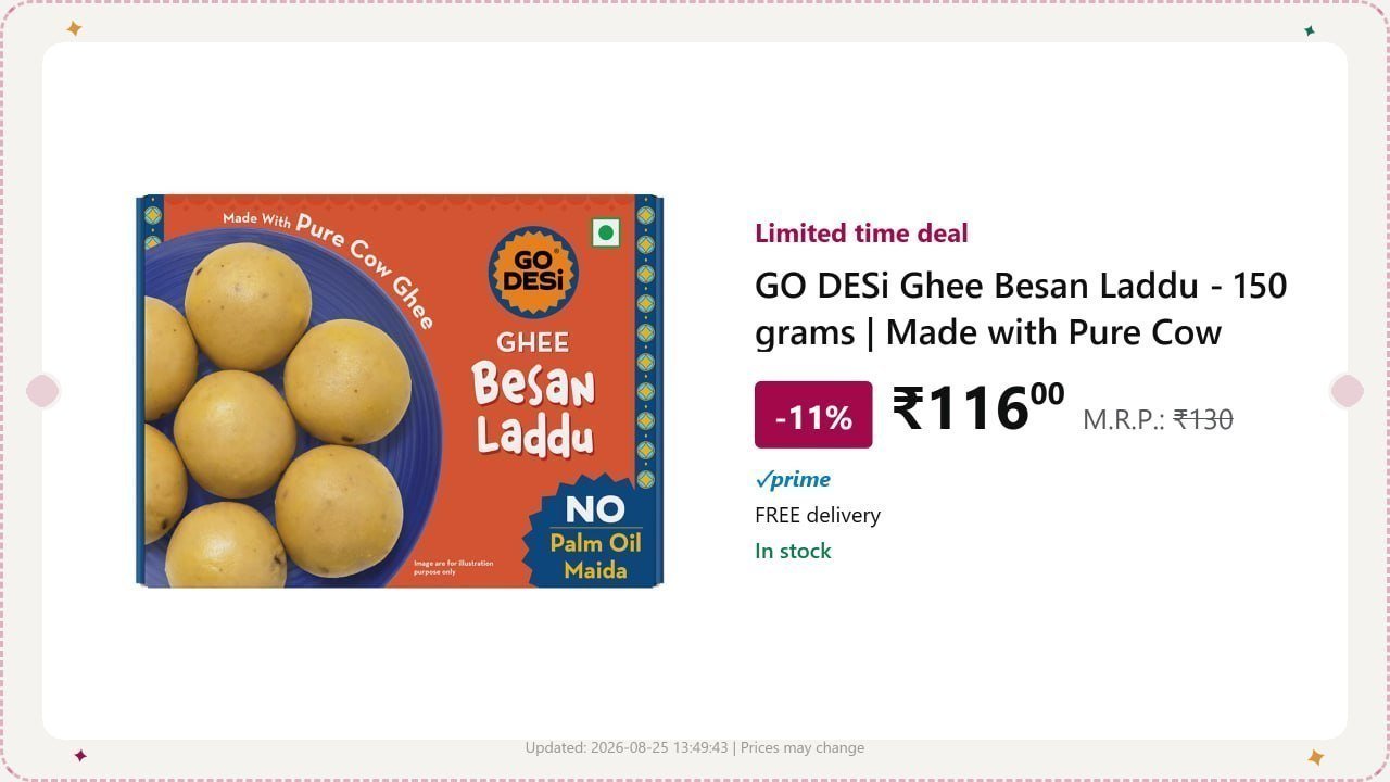 Besan Laddu 150 G 116