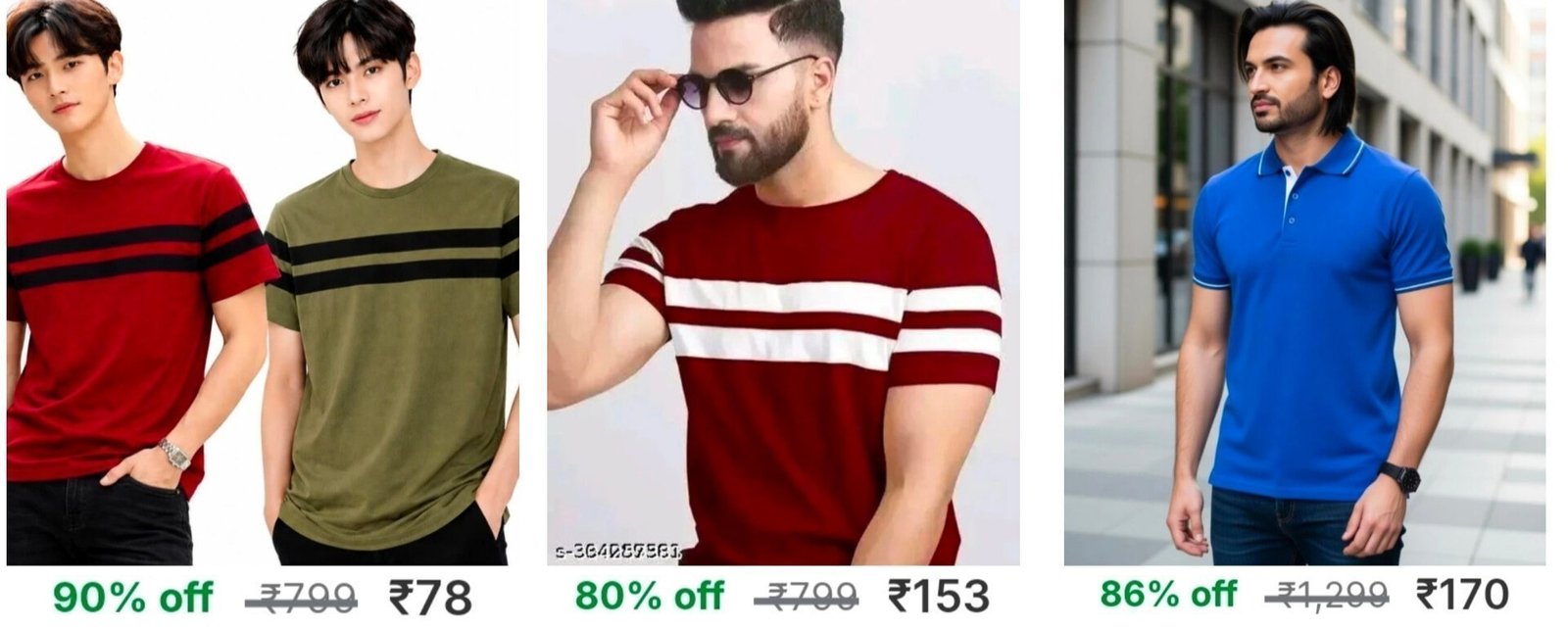Best Deals On Men S T-shirt 78 153 170
