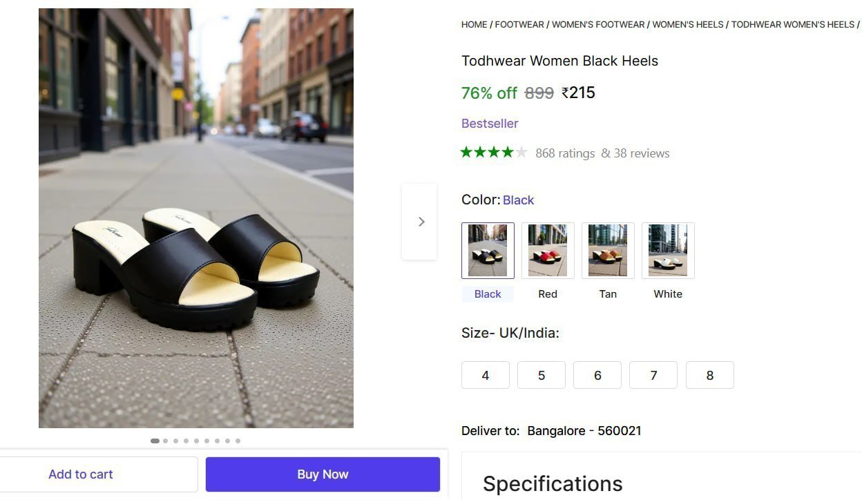 Best Deals On Women Heels215 226 243