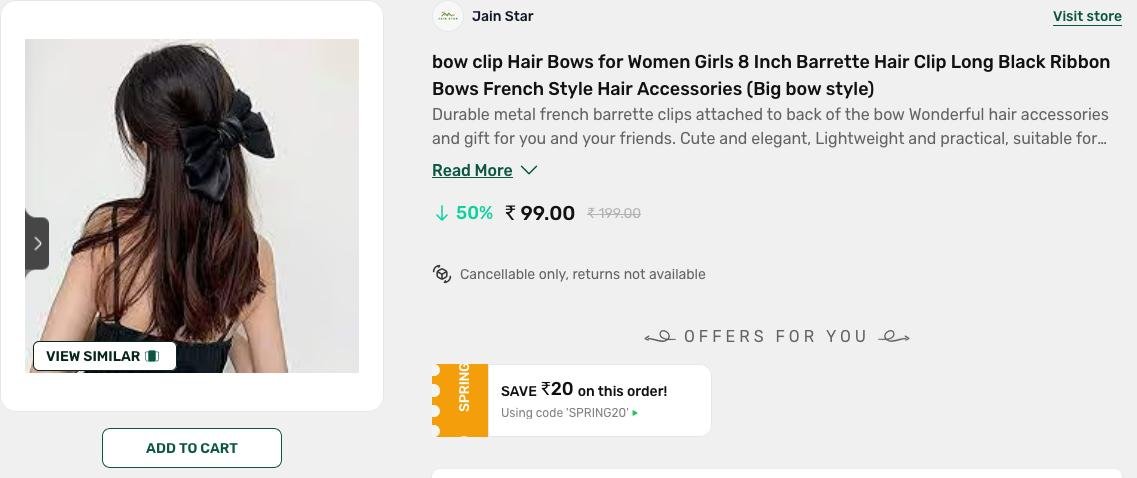 Best Ondc Deals Starting From Rs 84fabric Knot Hai