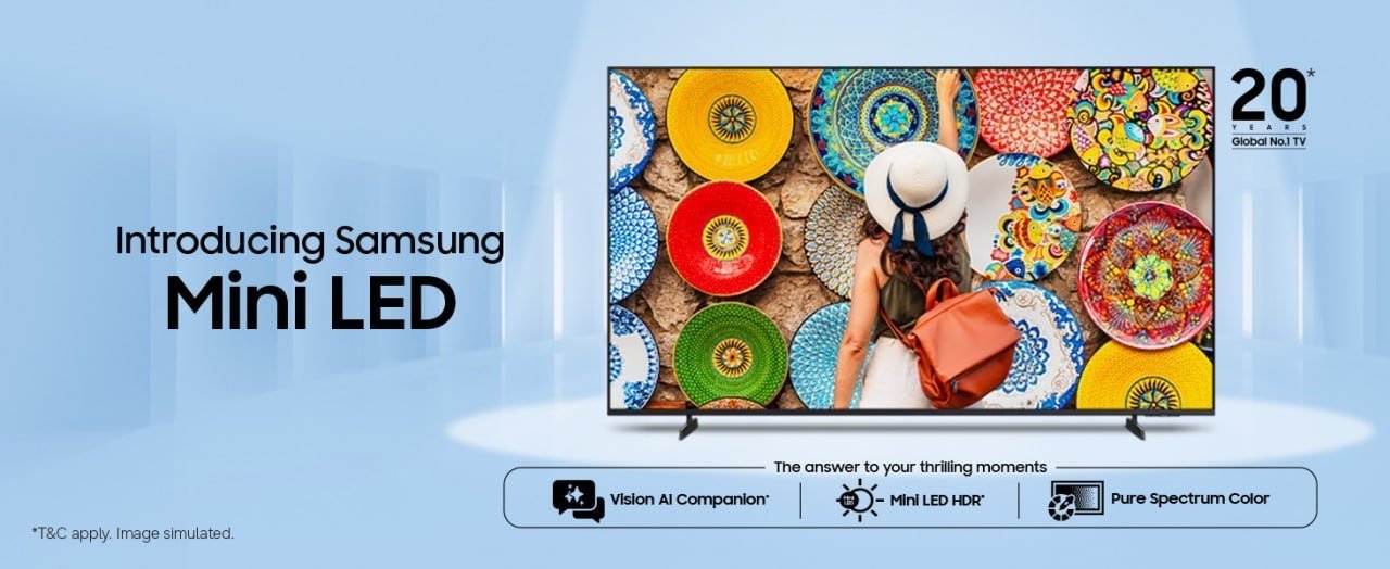 Best Samsung 43 Inches Mini Led 4k Vision Ai Smart