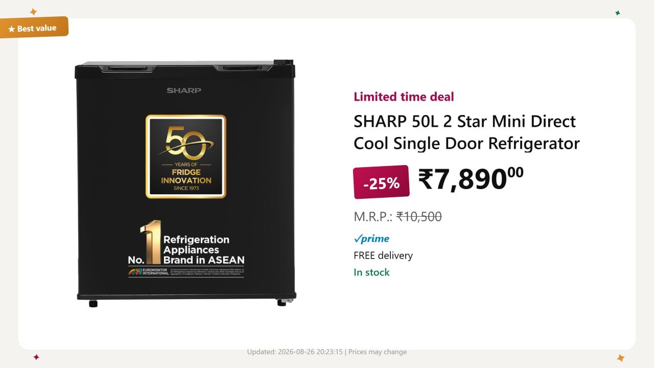 Best Sharp 50l Mini Refrigerator Japan 7 Shie