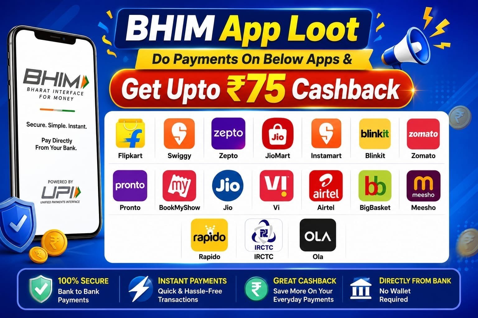 Bhim App Loot Do Payments On Below Apps Get 7