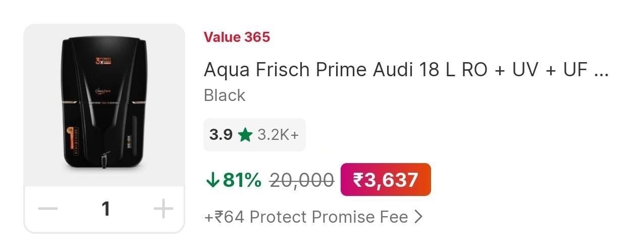 Big Loot Buy Fast 3637water Purifier