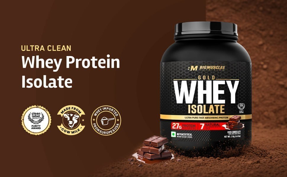 Bigmuscles Gold Whey Isolate (1 Kg) 2399