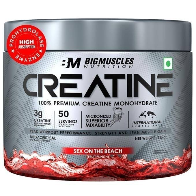 Bigmuscles Nutrition Creatine 155g 50 Serving