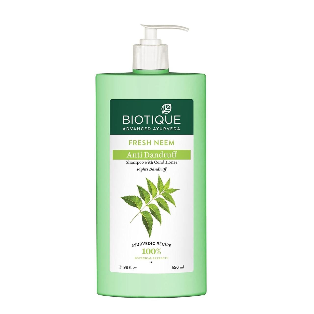 Biotique Fresh Neem Anti Dandruff Shampoo And