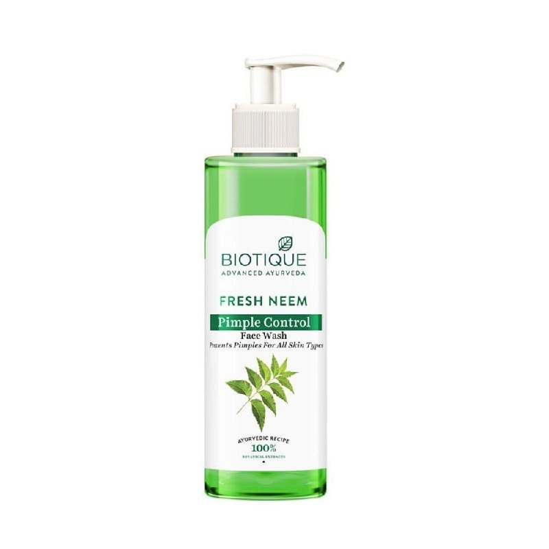 Biotique Fresh Neem Pimple Control Face Wash 
