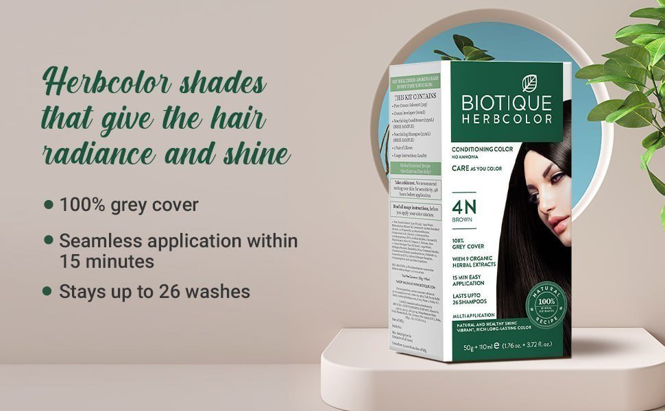 Biotique Herbcolor Conditioning Hair Colour 1