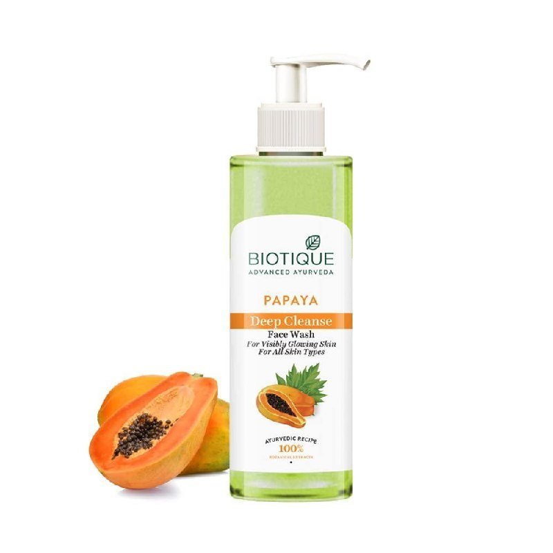 Biotique Papaya Deep Cleanse Face Wash 200ml 