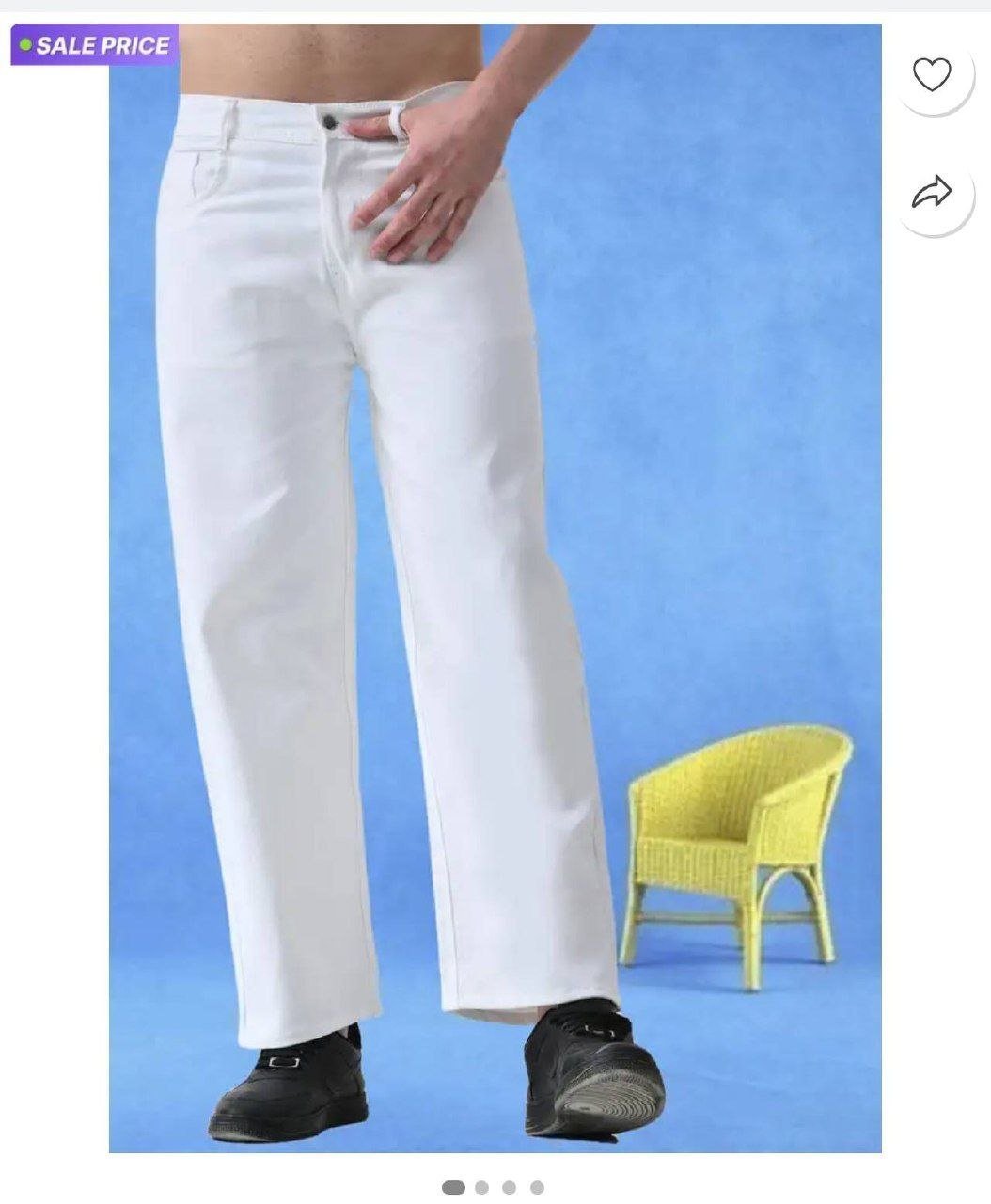 Bluesette Boyfriend Men White Jeansdeal 364li