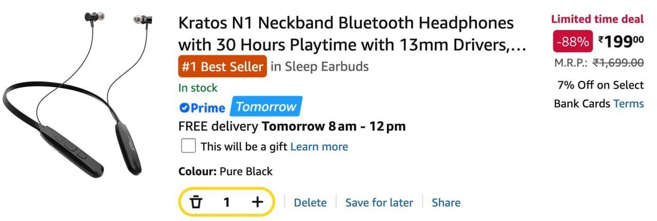 Bluetooth Neckband 199
