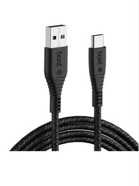 Boat A325 Usb To Type-c Charging Cable - Blac