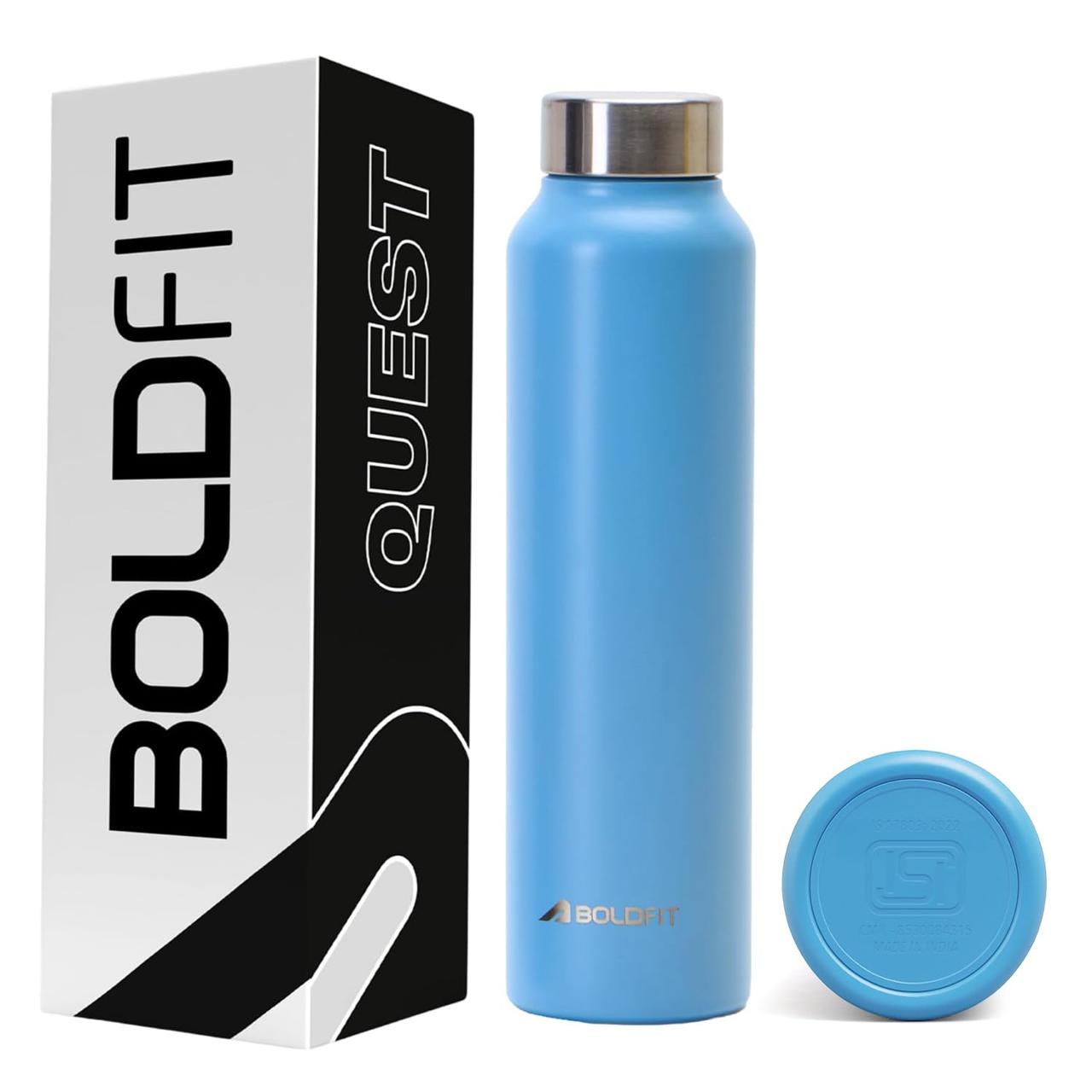 Boldfit Water Bottles Stainless Steel Water Bottle 1 Litre Steel Water Bott