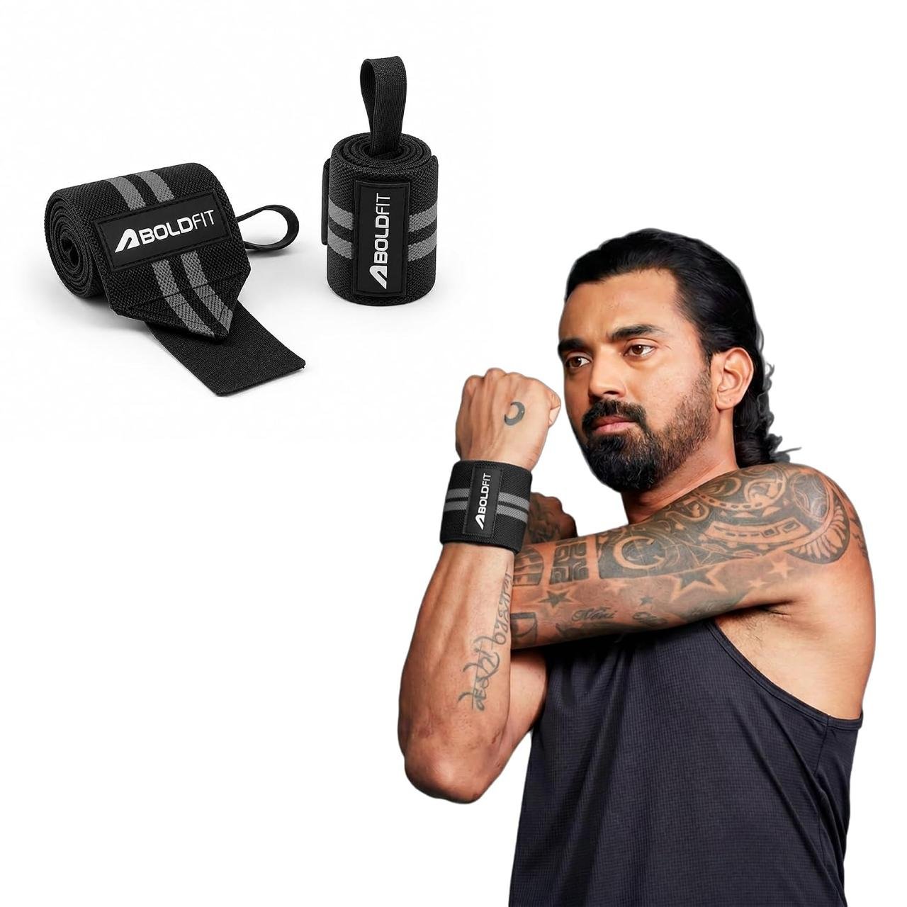 Boldfit Wrist Band For Gym Workout Wrist Support F