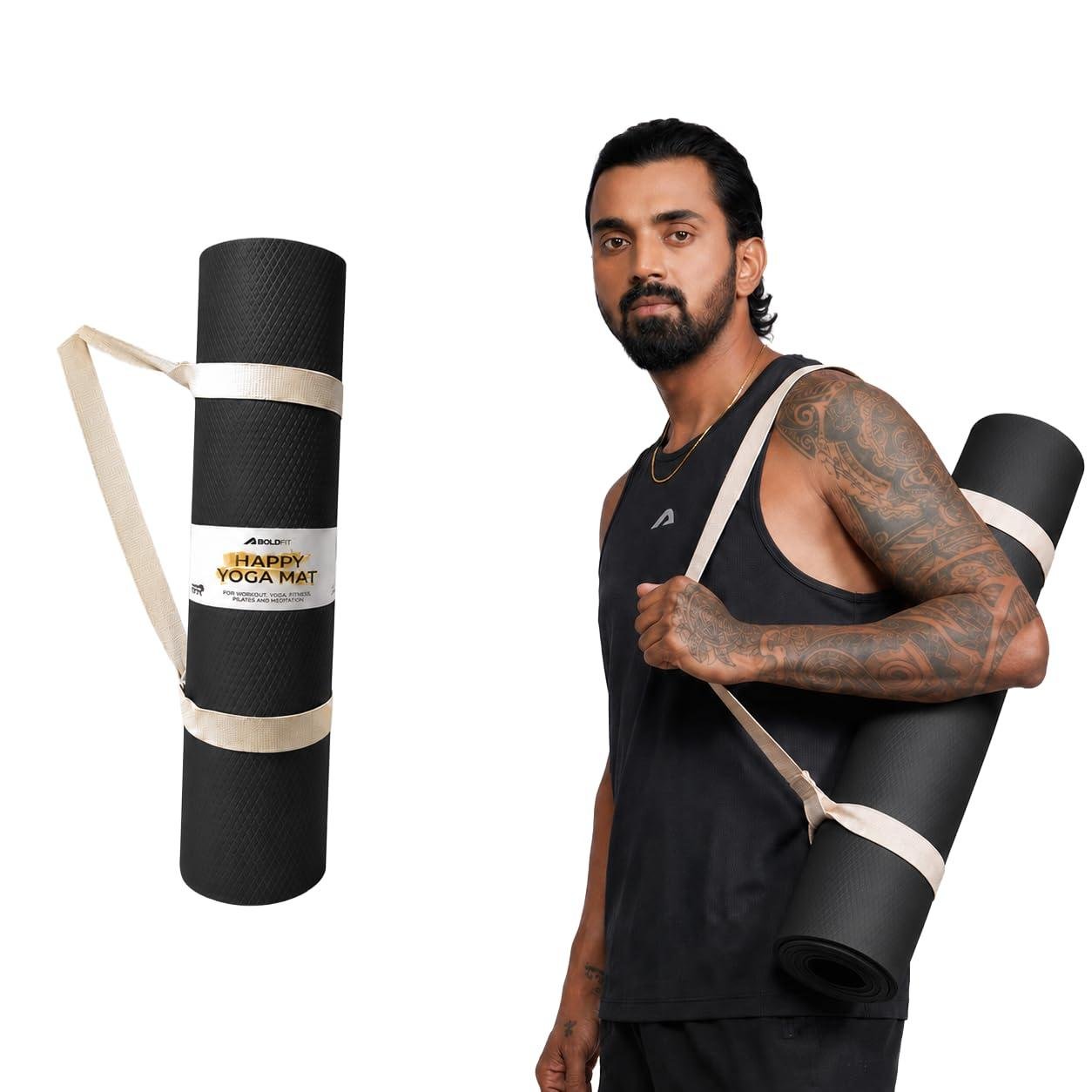 Boldfit Yoga Mat For Women Men Anti-slip Exercise 