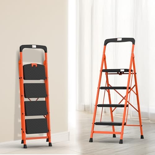 Bonkaso Climb Easy 4 Step Heavy Duty Foldable