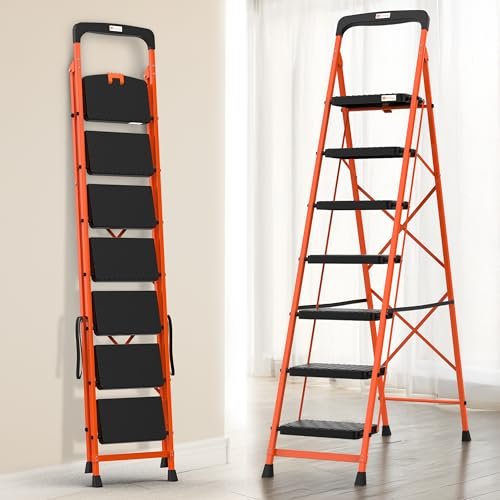 Bonkaso Climb Easy 7 Step Foldable Steel Kitc