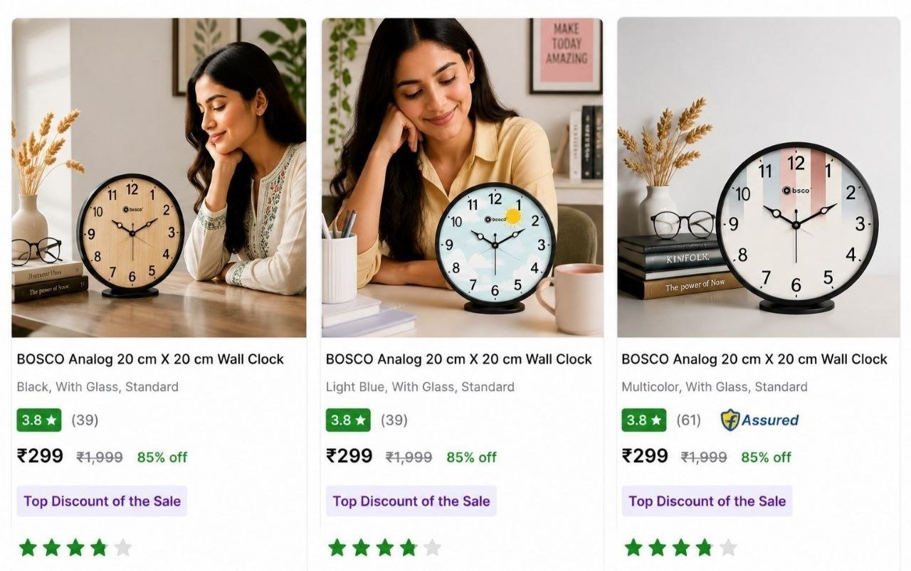 Bosco Wall Clocks Start 299