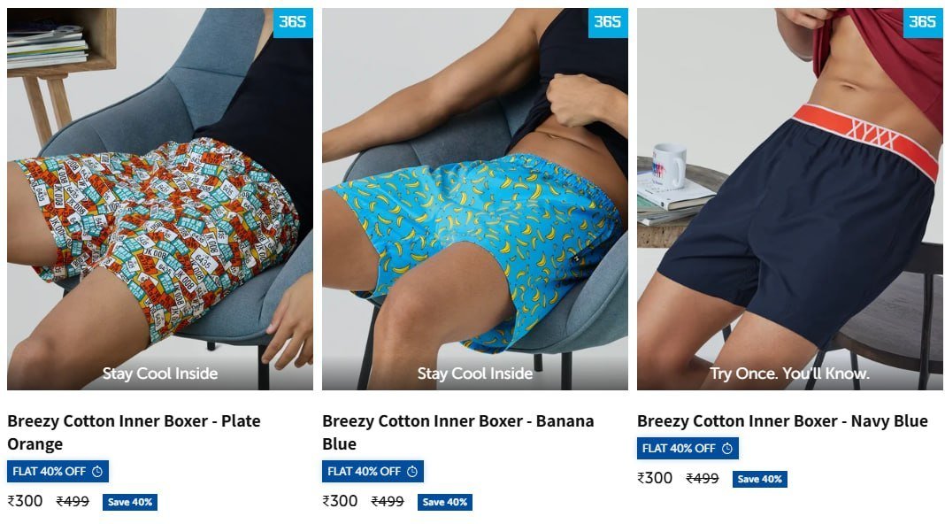 Boxer Sale Alert 40 On Xyxx Boxers Startingcomfy Stylish Super Saver