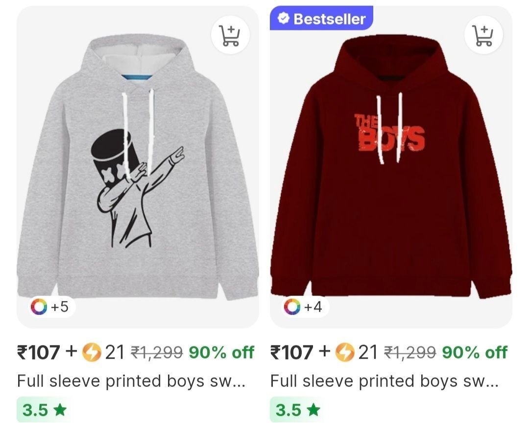 Boys Sweatshirts From 107
