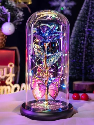 Brienstripe Rose Flower Gift Diamond Base Gal