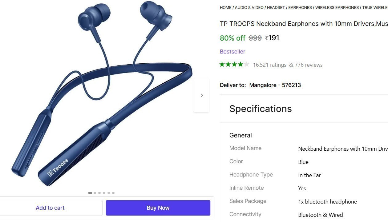 Bt Neckband 191