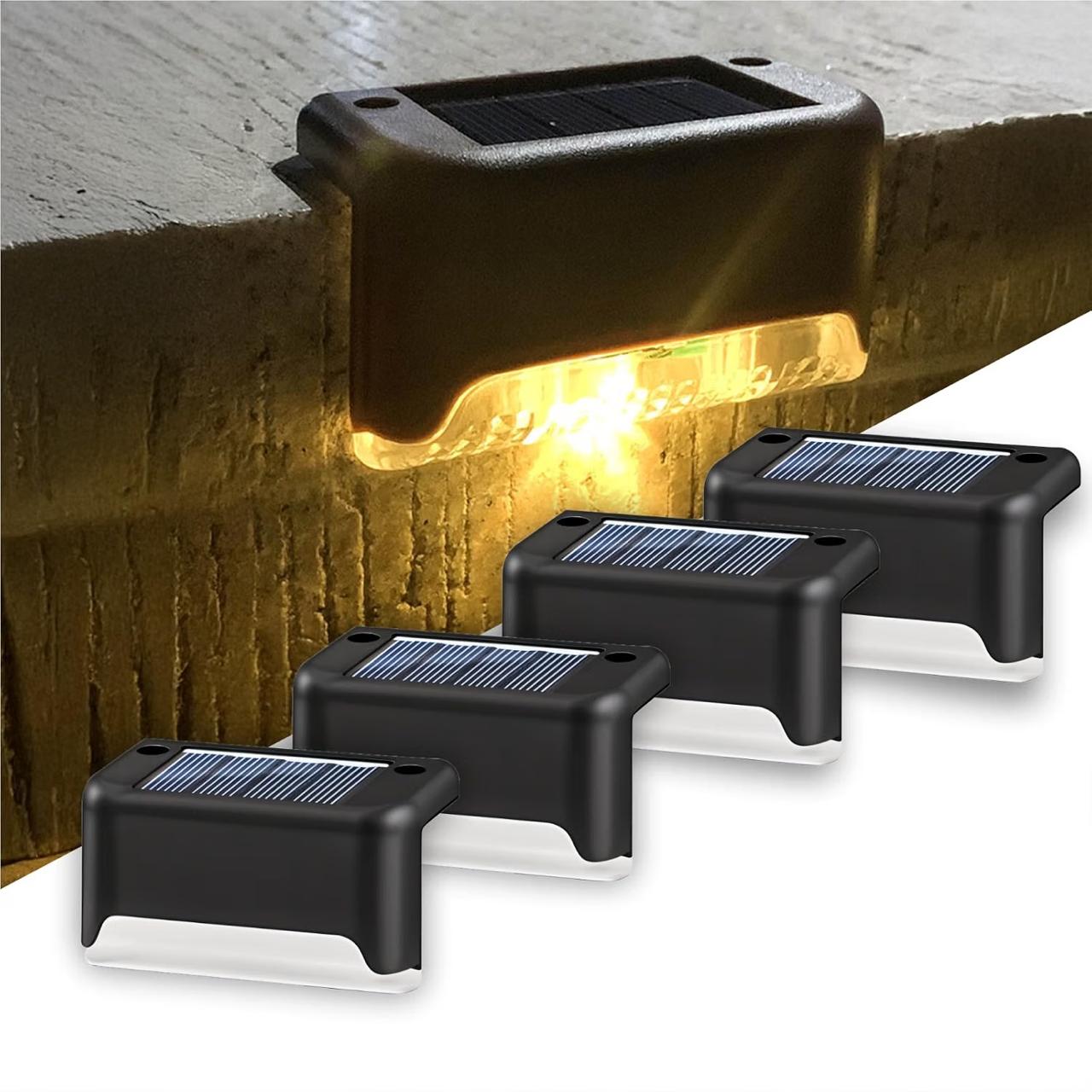 Btag Solar-powered Deck Light Ip65 Waterproof