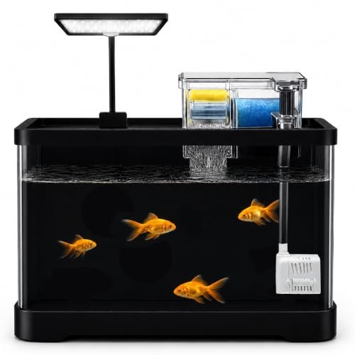Buraq Pets Fish Tank All In One Kit Bio Top Filter