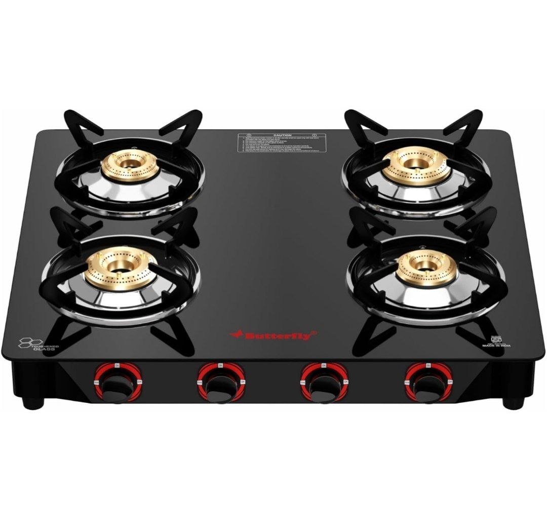 Butterfly Smart 4 Burner Glass Top Gas Stove Manua