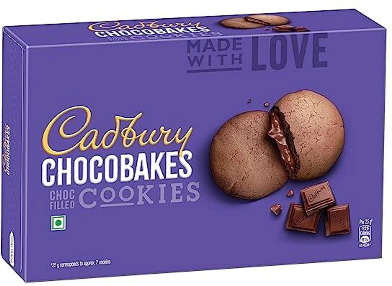 Cadbury Chocobakes Chocfilled Cookies Cream Filled