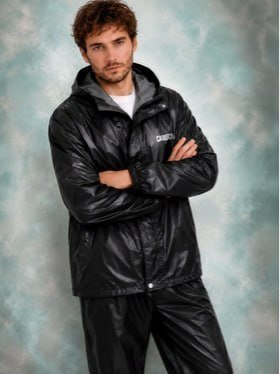 Camison Men Waterproof Reversible Raincoat 79