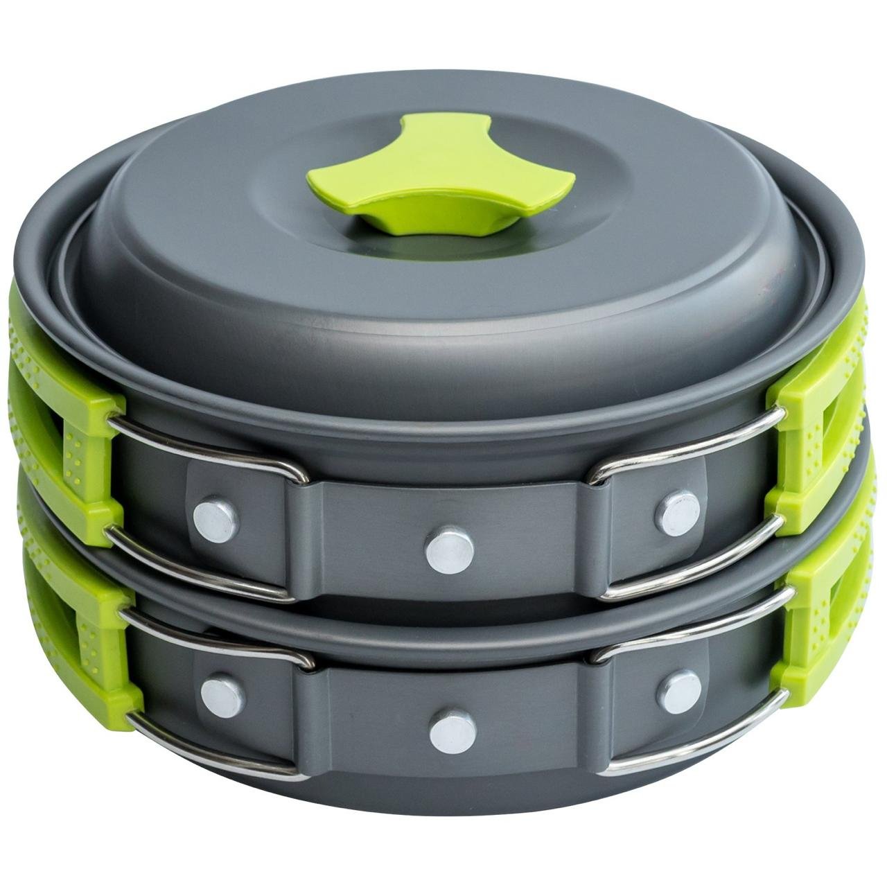 Camping Cookware Mess Kit Backpacking Gear Hiking 