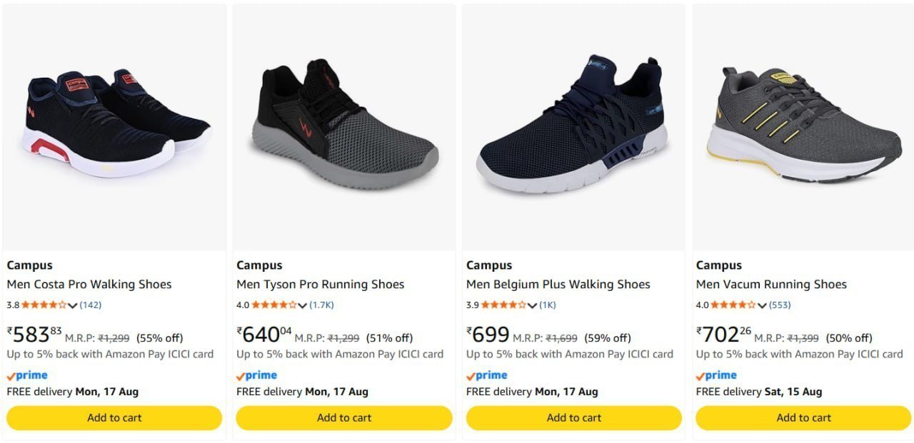 Campus Men Shoe Starts 583