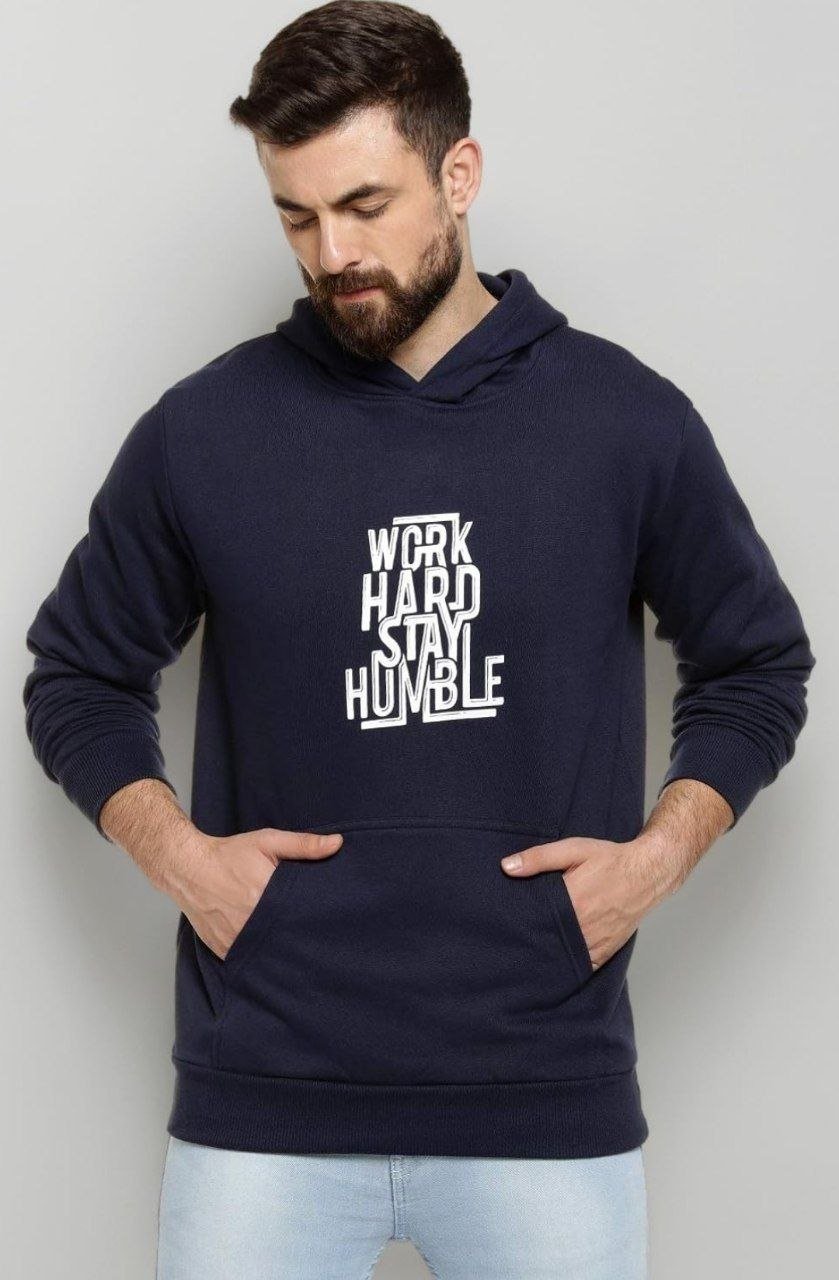 Campus Sutra Men S Cotton Hooded Neck Sweatsh