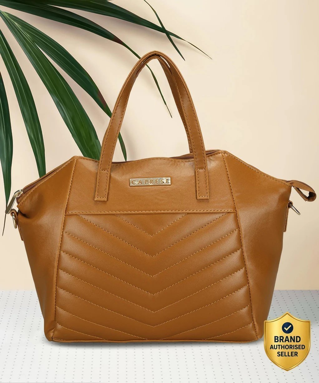 Caprese Women Tan Satchel 429