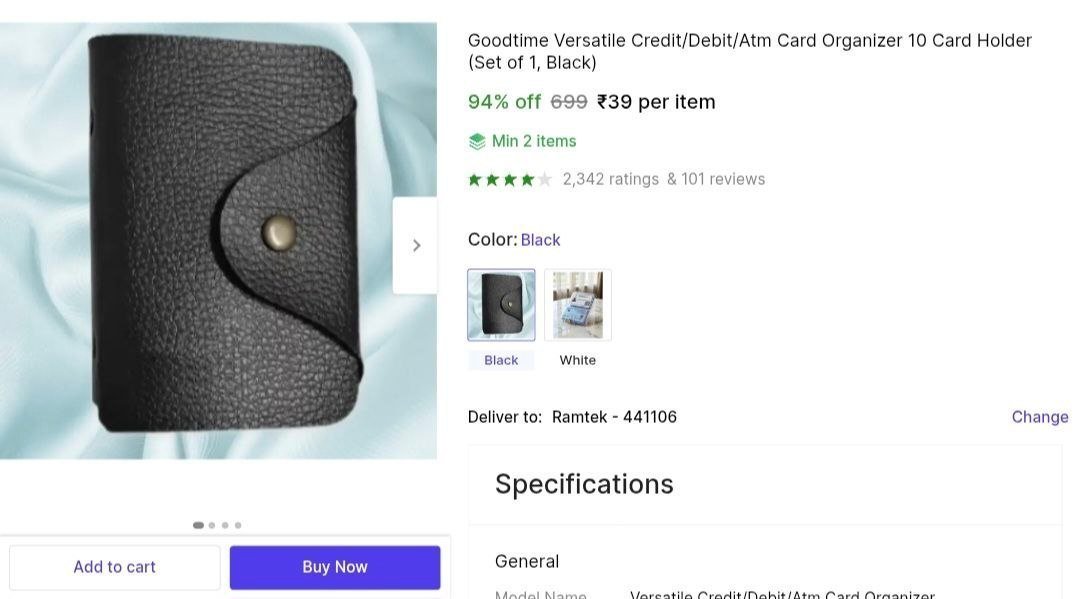 Card Holders 39 (min 2)