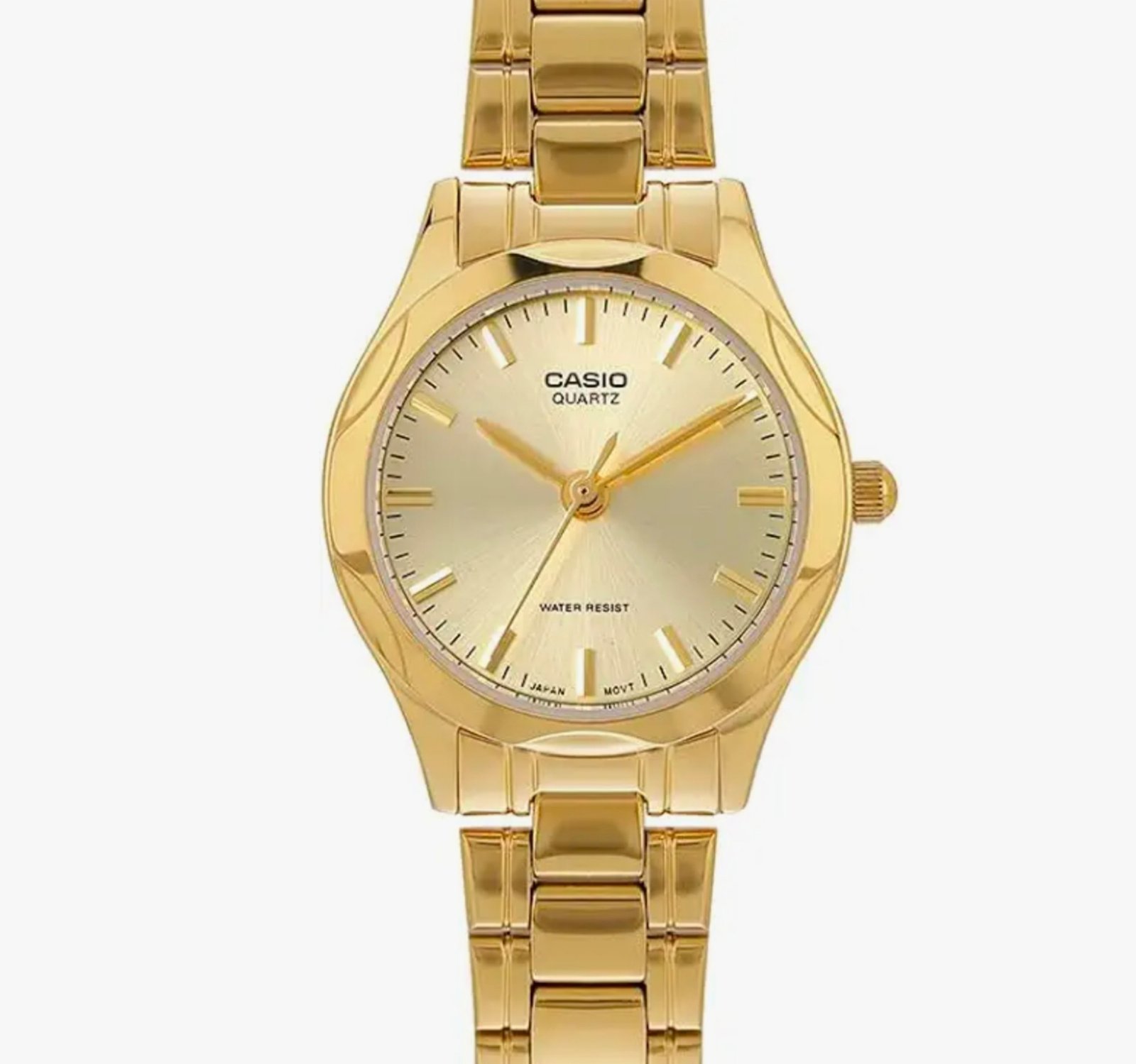 Casio Enticer Ladies Analog Gold Dial Women A
