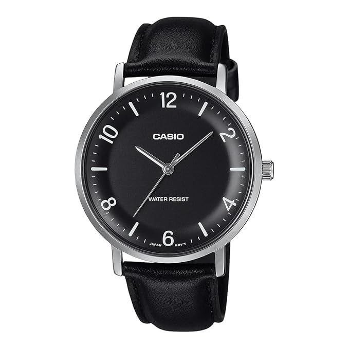 Casio Enticer Men Mtp-vt03l-1bdf Analog Black Dial Men 1 903