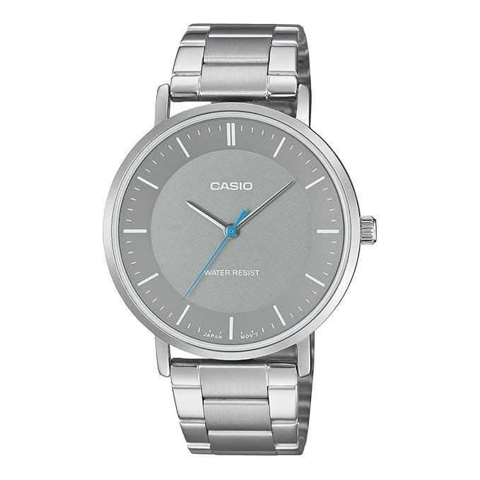 Casio Enticer Men Mtp-vt04d-8edf Analog Grey Dial 