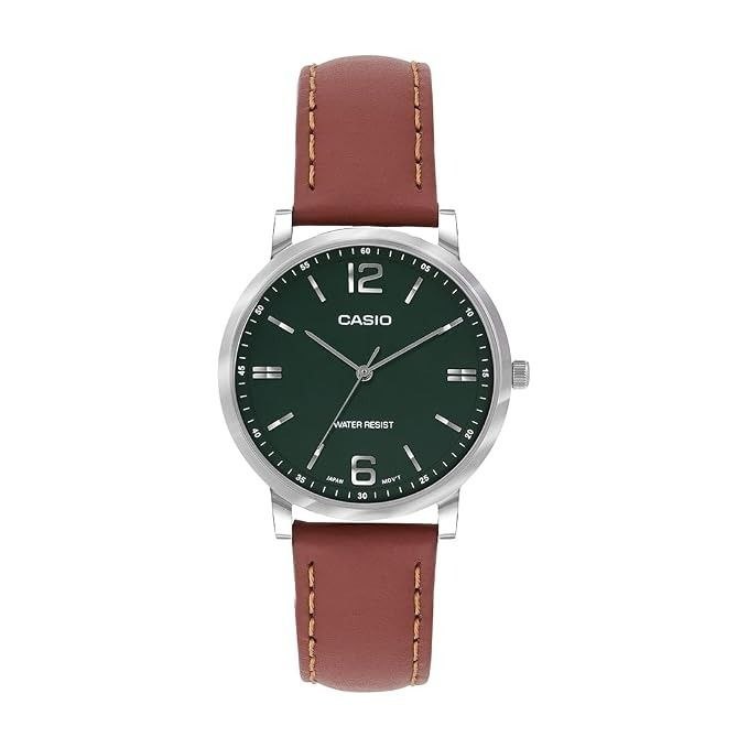 Casio Ladies Ltp-sn5yl-3a Analog Green Dial Women 