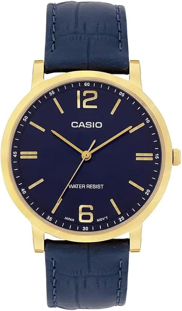 Casio Men S Analog Blue Dial Watch 1 761