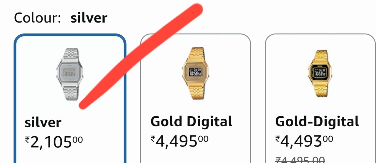 Casio Vintage La680wa-7df Digital Clear Dial At 21