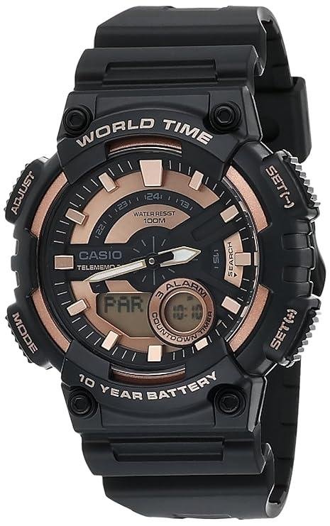 Casio Youth Series Analog-digital Rose Gold D