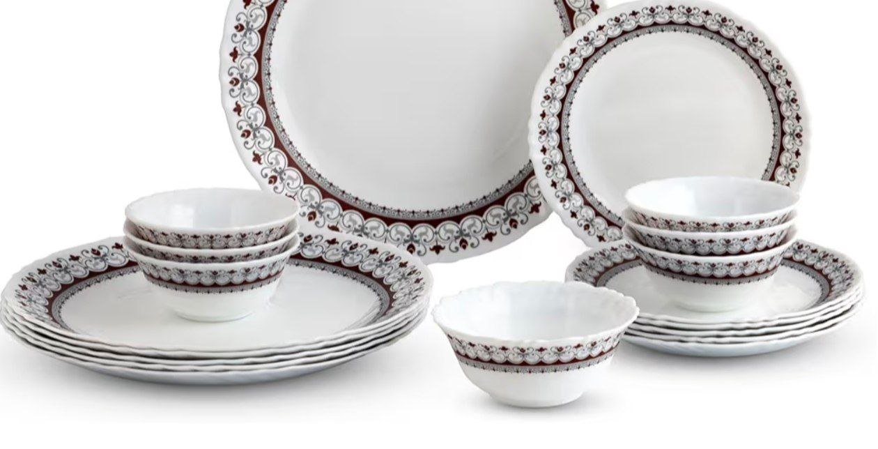 Cello 19-piece Opalware Dinner Set For Family