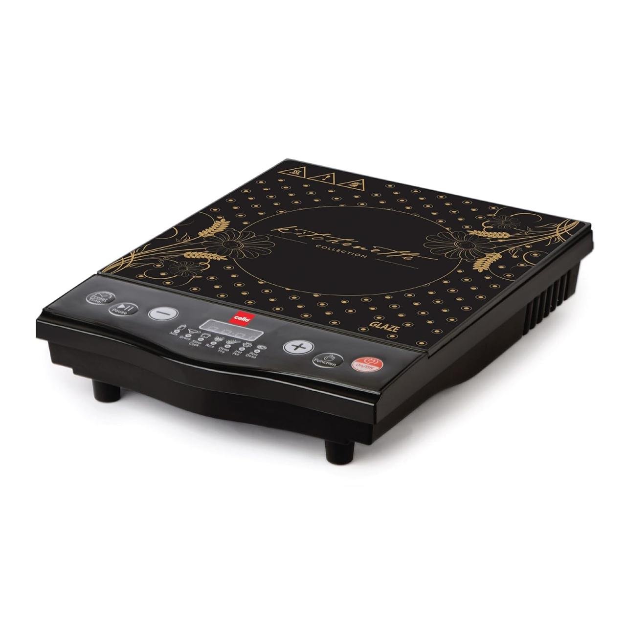 Cello Blazing Glaze Induction Stove 1600 Watts Bla