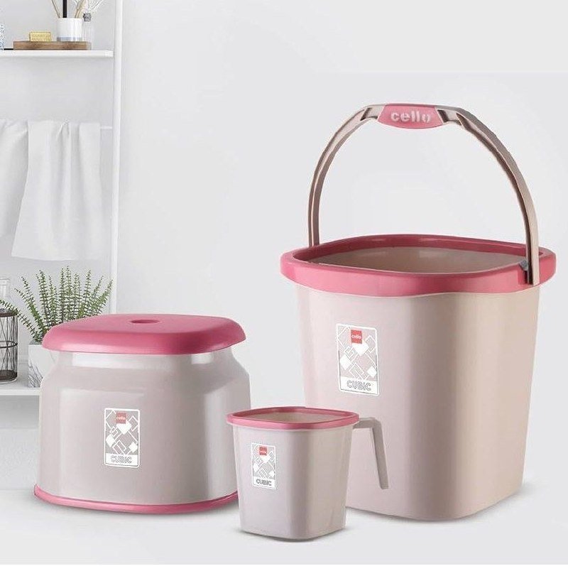 Cello Cubic 20 Bathroom Set Sturdy And Durabl