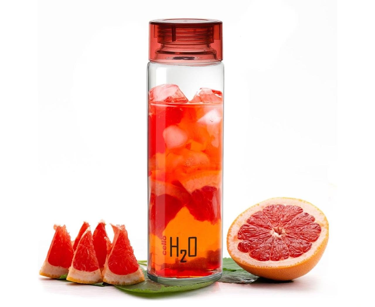 Cello H2o Glass Water Bottle For Office Daily
