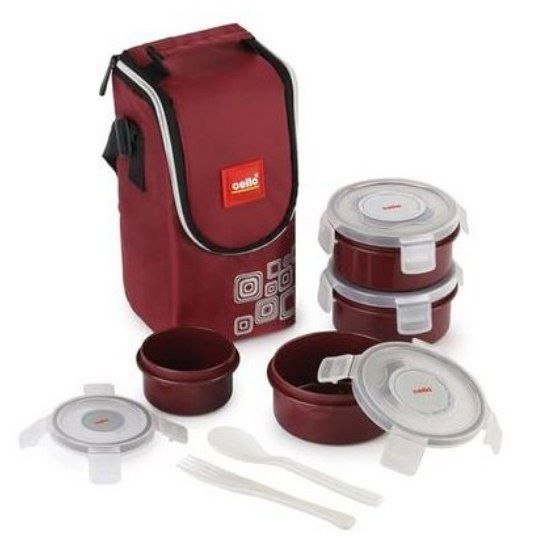 Cello Lunch Box With Insulated Jacket 381